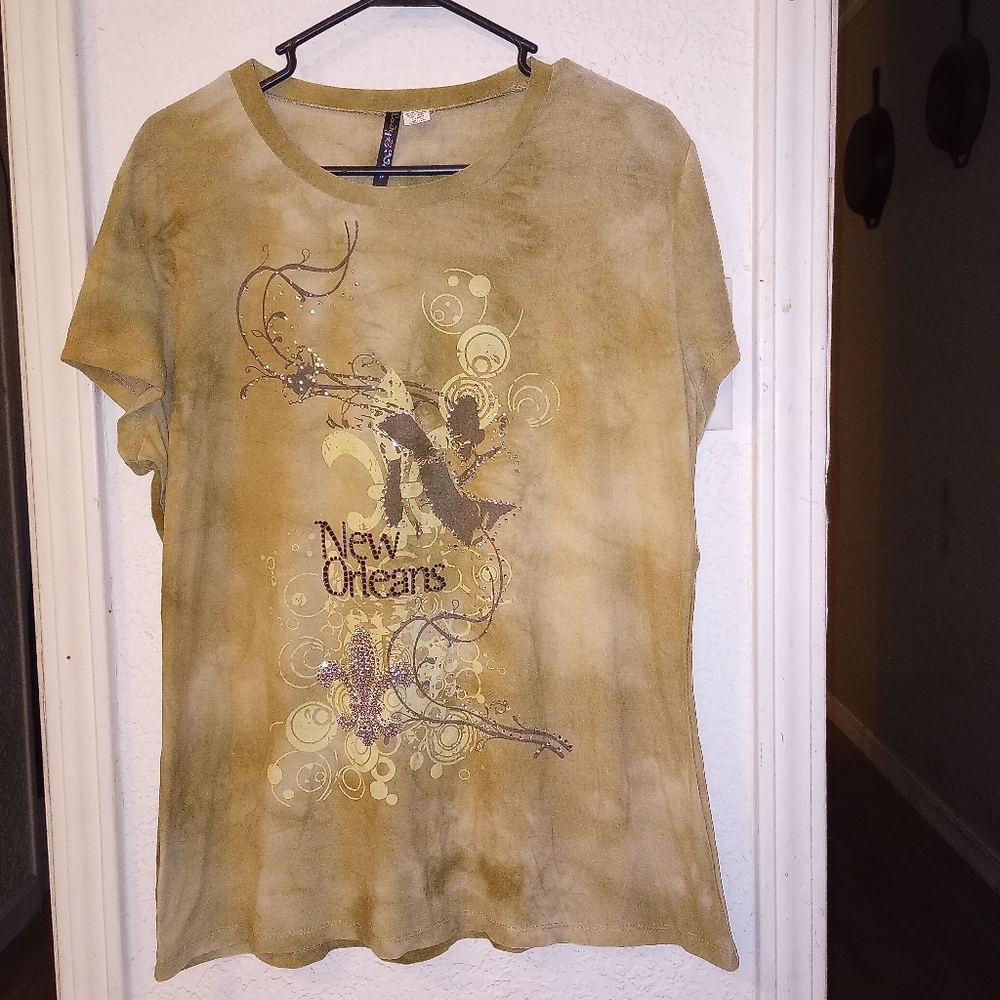 🐮 🐄 New Orleans Beaded T-Shirt - Picture 3 of 6